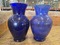 #4093554 - 2 - Blue Glass Vases (120213)