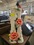 #4093586 - Franz Porcelain Black Paradise Flycatcher & Camellia Large Vase (120220)