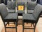 #4094631 - 824551 - 5 Tall Upholstered Chairs